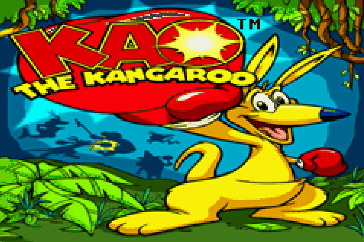 Kao the Kangaroo Title Screen  